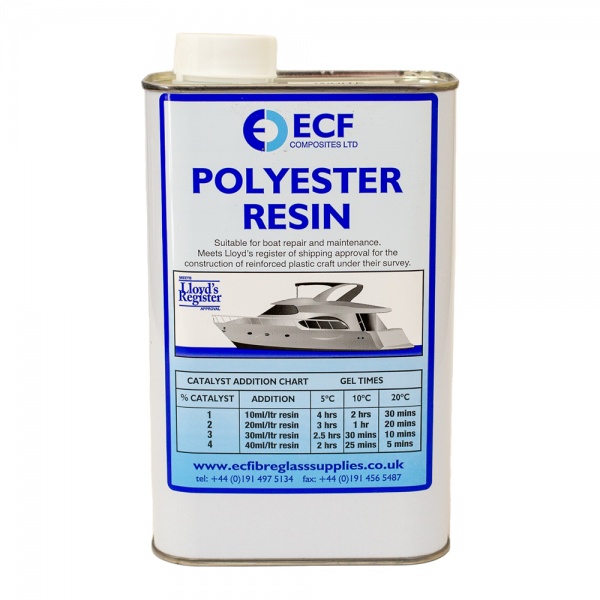 Lloyd's approved Polyester Resin - WHITE (inc catalyst) - Crystic 2-446PA